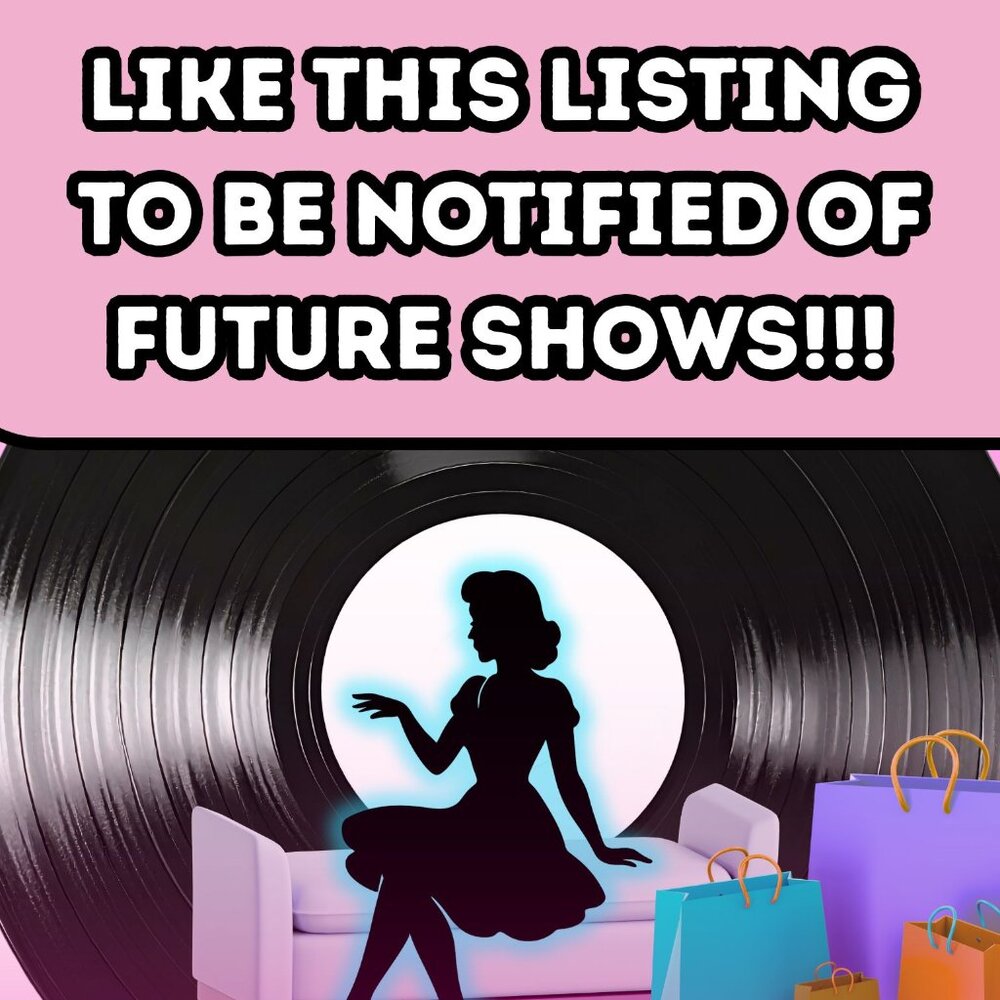 LIKE THIS to be NOTIFIED of FUTURE SHOWS!